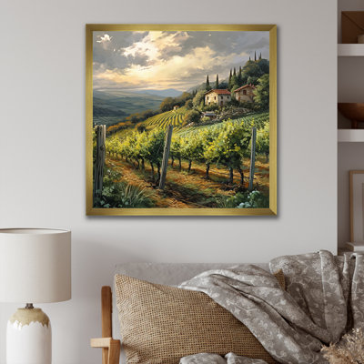 «Vineyard Charm», impression sur toile