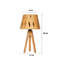 Lampe trépied en bois massif Sion-1898552559