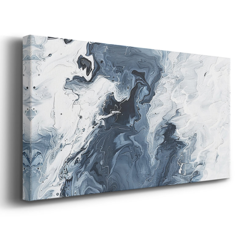 Abstract Series 10 #XCV-Gallery Wrapped Canvas, 24" H x 48" W