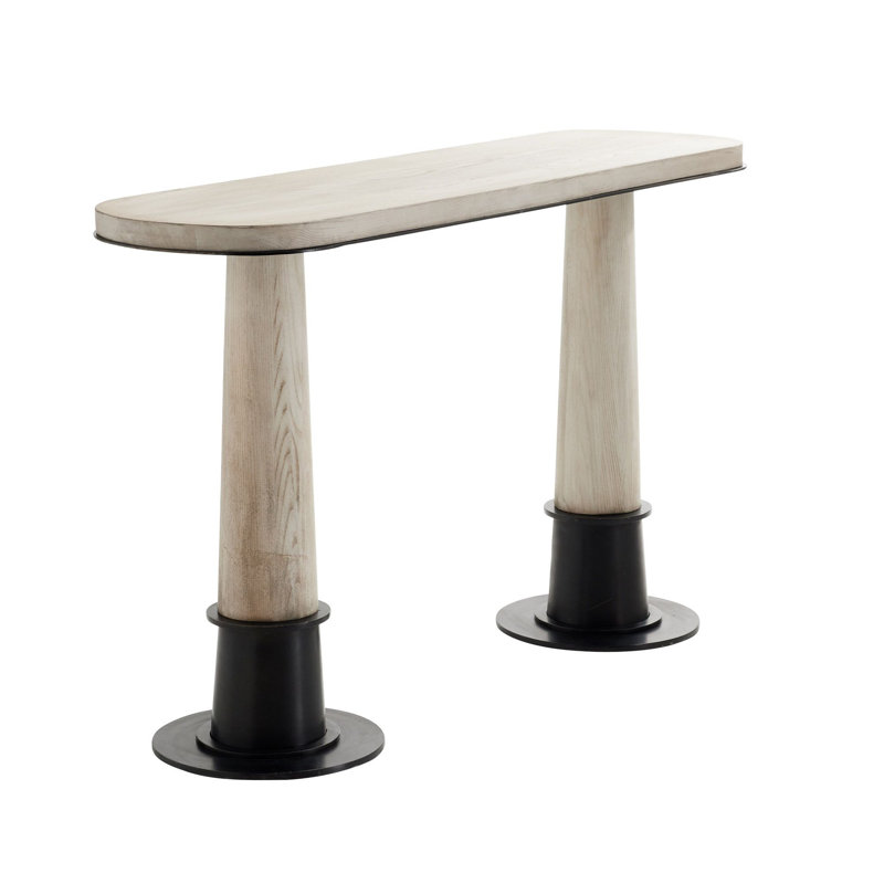 Kamile 53.5'' W Solid Wood Console Table