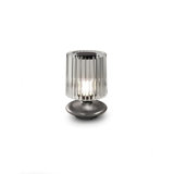 Tread Table Lamp Smoky Transparent Matt Copper 1 E12 Ul
