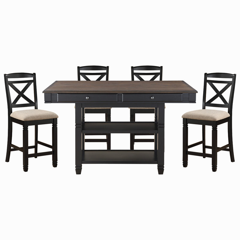 Parvati Counter Height Dining Set, 5