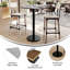 Plateau de table commercial en HPL avec base ronde à hauteur de bar-74171280-74171287