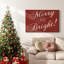 Red Merry and Bright-Gallery Wrapped Canvas-537608010