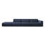 384cm Wide Wood Patio Sofa with Cushions-86476341