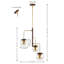 Luminaire suspendu extensible 3 lumières Vylora