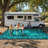 Waterproof Outdoor Rug with Plastic Border - Reversible Deck Mat, UV Resistant, Stain Resistant, Easy to Clean Camping Carpet for Backyard-1344008700-1344008701