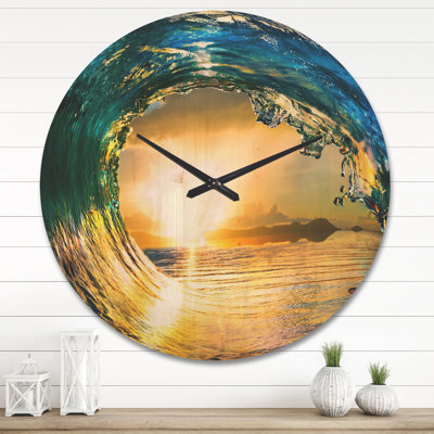 Solid Wood Wall Clock