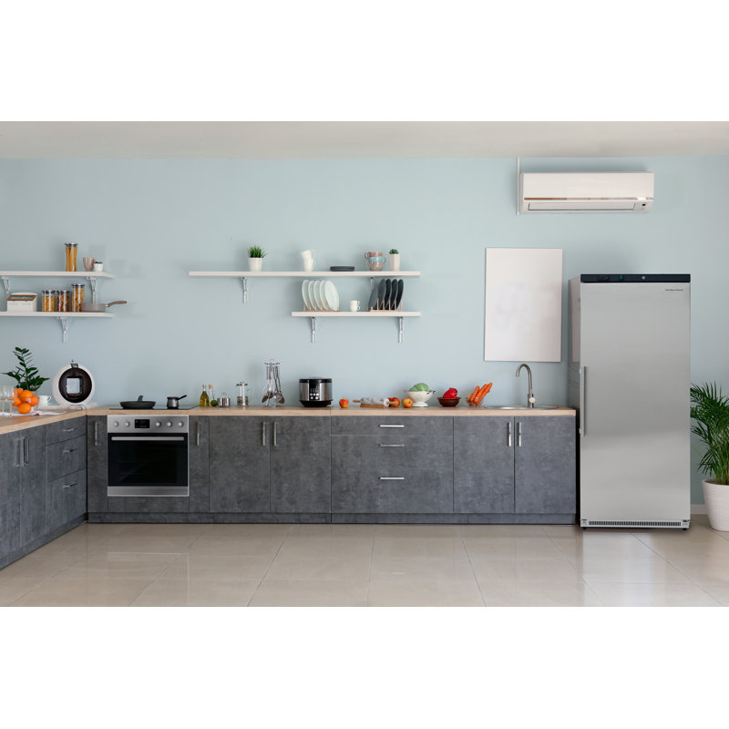 Hamilton Beach 19 Cu. Ft. Upright Freezer, 538 Liter Deep Freezer with Lock, Stainless Steel