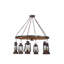 Rustic Lodge 6 - Light Chandelier