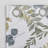 Floral Leaf Print Semi-Sheer Grommet Curtain Panel-129489701