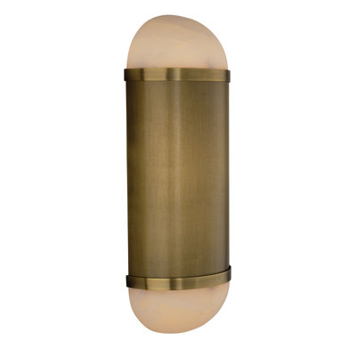 Remedy Alabaster 2-Light Wall Sconce