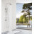 Upgraded Retrofit Shower System – 3-Function Handheld & Rainfall Shower, Adjustable Slide Bar, Easy DIY Installation, NSF Certified, No Need To Replace Valve-111154017