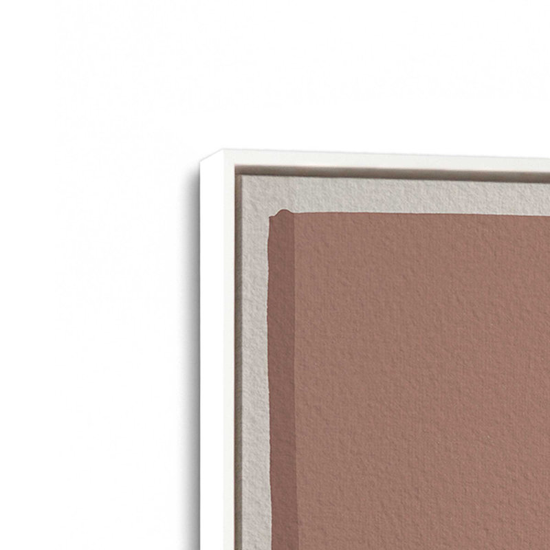 «Modern Blush» par Garima Dhawan, impression, Cadre flottant, H 16 po x l 12 po, Blanc