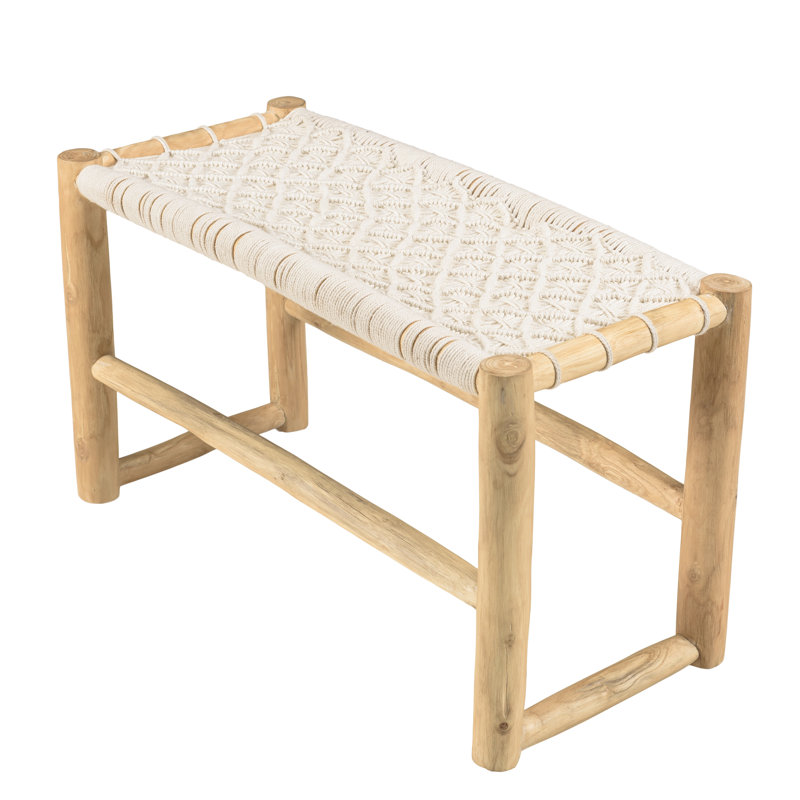Cafferkey Solid Wood Bench