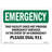 OSHA EMERGENCY Sign-73306784
