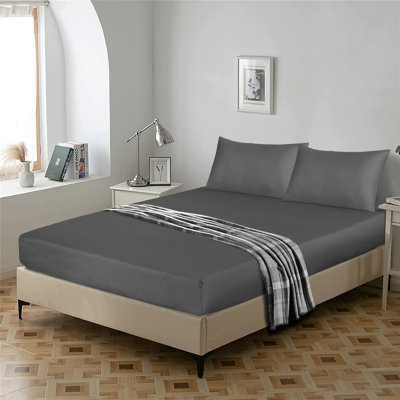 Egyptian Cotton Flat Sheet, Soft Breathable Bedding for Bedroom