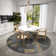 Chenille Washable Abstract Indoor / Outdoor Rug