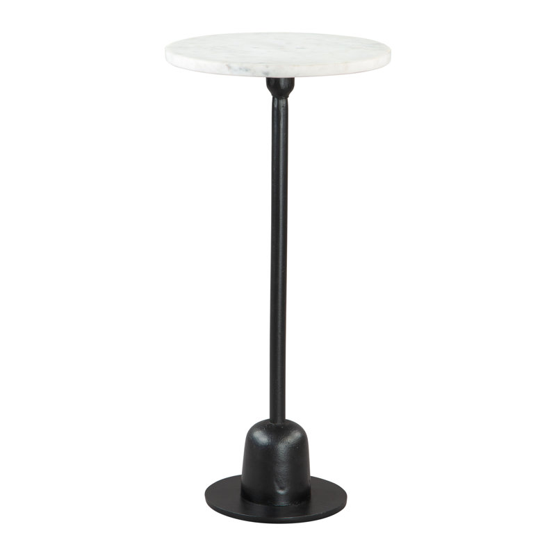 Table d'appoint Woozy blanche et noire