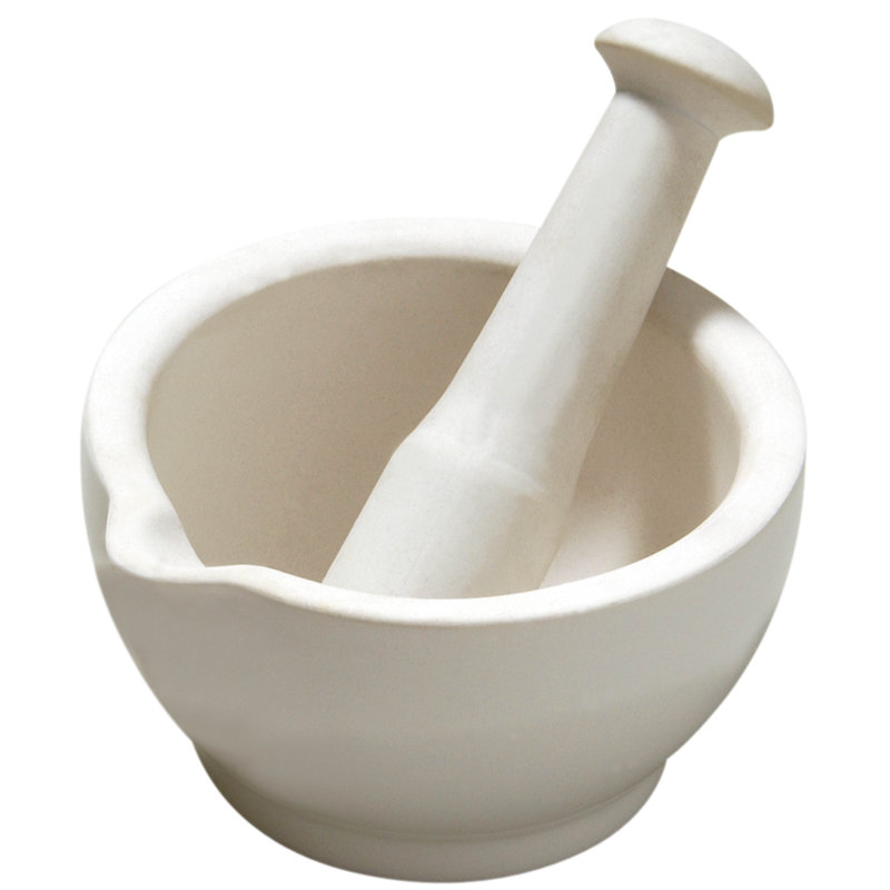 Stoneware Mortar And Pestle Set