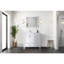 Meuble-lavabo l 36 po x P 22 po, gauche décalé et miroirs 34 po-1358691012