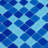 1" x 1" Straight Edge Glass Mosaic Tile-50375083