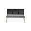 Banc de parc empilable aluminium Bazza-26076763-26076706