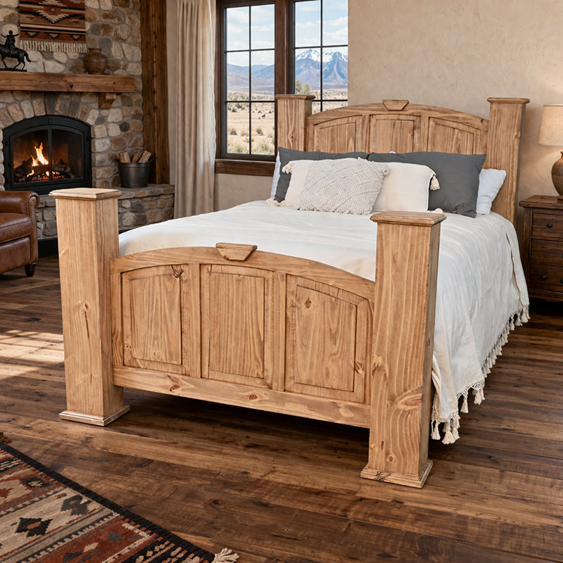 Grand lit Honey Mesquite