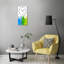 Jashante Glass Wall Clock