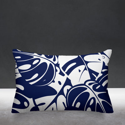  Tropical Leafs Outdoor Rectangular Pillow Cover & Insert