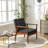 Jillann Faux Leather Armchair-90844036