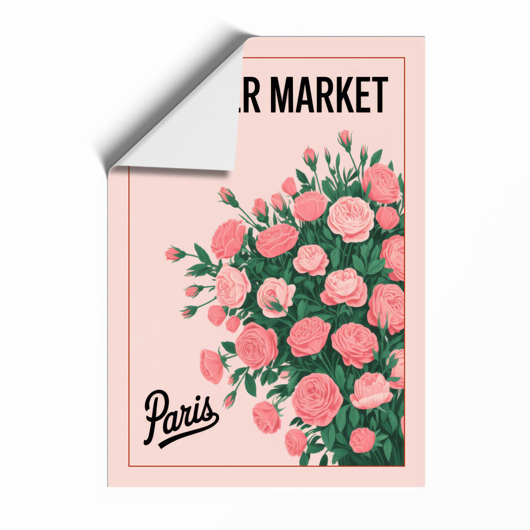 Postcard from Paris Vintage Framed Art Print