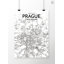 « prague city map », reproduction d’impression sur affiche en tons-31735664