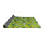 Tapis vert/jaune à motifs-1859043802