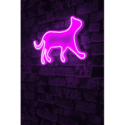 Ruban d'éclairage à DEL flexible au néon, rose, 17,7 x 10,2 x 0,8 pouces | IP67 imperméable et gabarit en mousse de PVC | 600 lumens, 3500K | DC 12 V, 36 W maximum | Parfait pour la décoration intérieure, les fêtes et les événements, écoénergétique