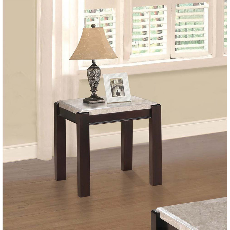 Marble Top Coffee Table With 4 Legs