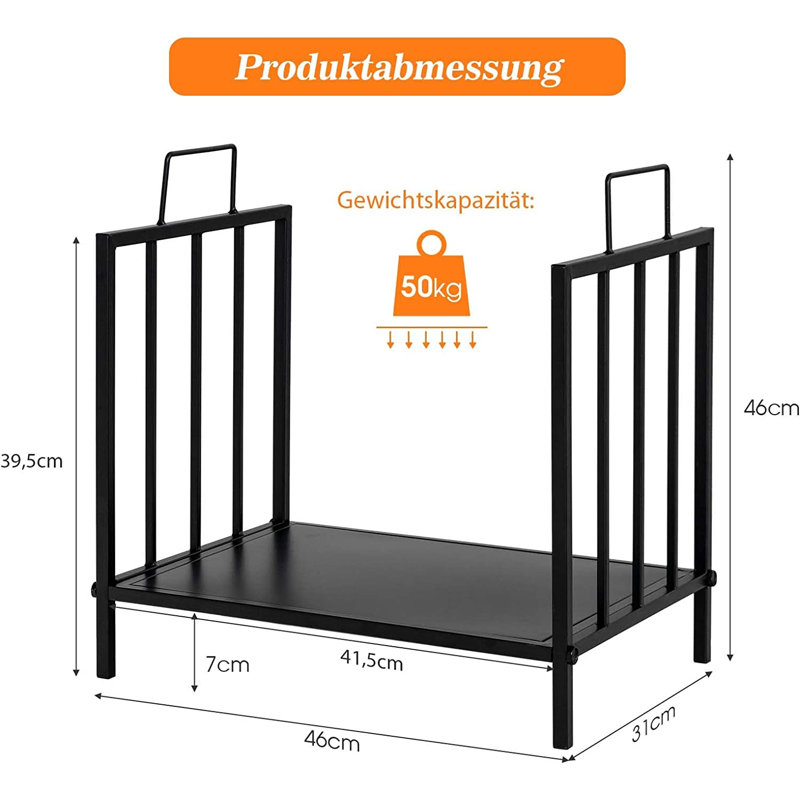 46cm W Log Rack