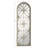 Blasius Arched Wood Framed Mirror with Petal Design