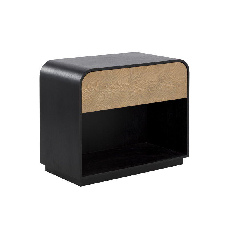 Berube NIGHTSTAND - Black, Black