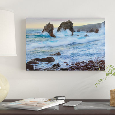 «Cove and Seastacks, Garrapata State, California», impression sur toile