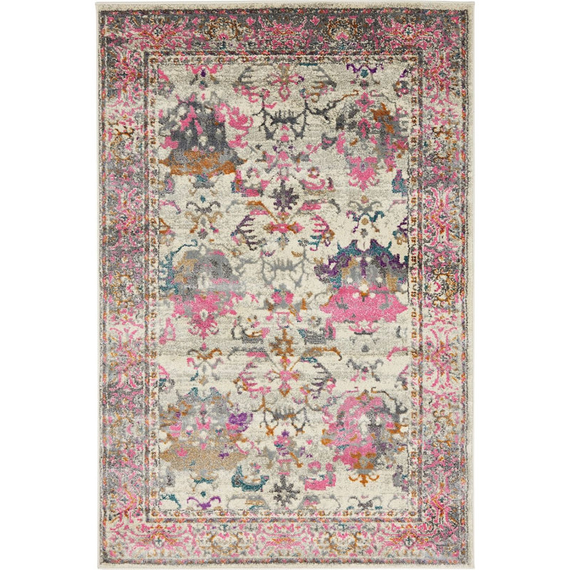 Oriental Indoor Rug, Rectangle 5' x 8'