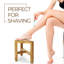 Tabouret de douche en teck, banc de douche en teck, repose-pieds de douche de 12 po pour pieds de rasage, banc de douche d'angle imperméable, tabouret de rangement, siège d'angle-2060689750
