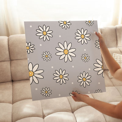 Motif de marguerite florale II, reproduction d'art moderne sans cadre