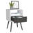 Nightstand 25"H, Superior Top, Four Legs, One Open Shelf, One Drawer-282305441