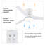 48" Lowe Profile Ceiling Fan with Light-510509335-509271609