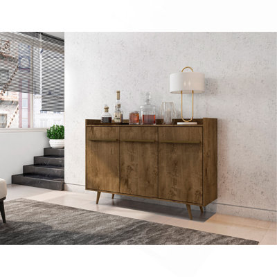 Buffet en brun rustique