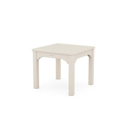 Chinoiserie Square Plastic Outdoor Side Table