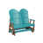 Aruba Blue Top/Antique Mahogany Base selected