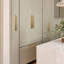 Poignée barre classique avec contre-plaque-G011-130085959-130085960