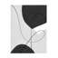 Bolologique noir et blanc 40 sur toile-95450329